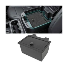 Center Console Safe Box Gun Safe Organizer for 2019-2022 Chevy Silverado 1500...