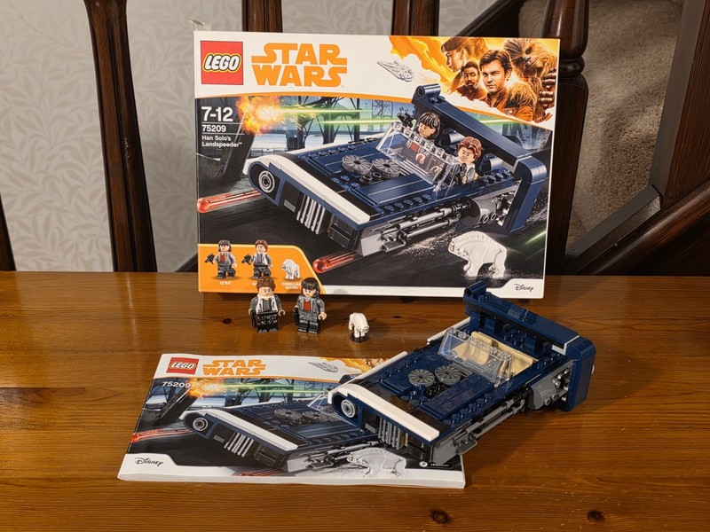 LEGO Star Wars set 75209 Han Solo's Landspeeder complete, w. box & instructions