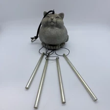 Evergreen Home & Garden Cat Wind Chime Hanging Outdoor Indoor Decor