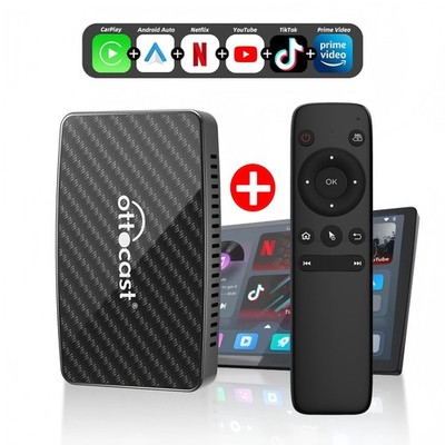 Ottocast AiBox Wireless CarPlay/Android Auto Multimedia Adapter Youtube Netflix