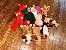 Assortment of 11 Beanie Babies all NWT