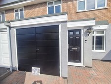 Novoferm Horsham Side Hinge Garage Door &ndash; White, Black or Anthracite with Matchi