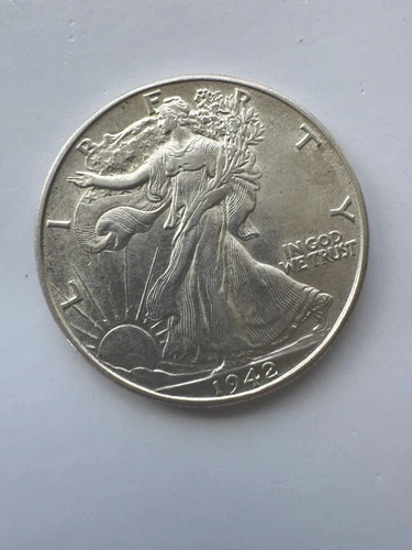 1942-D 50C Walking Liberty Half Dollar Uncirculated