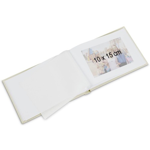 Fotoalbum 24x17 cm Fotobuch mit 36 weißen Seiten Album mit Pergamin-Trennblät... - 第 2/5 張圖片