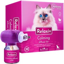 Cat Calming Diffuser with Refill Reduces Anxiety Fights Scratching Urine Marking