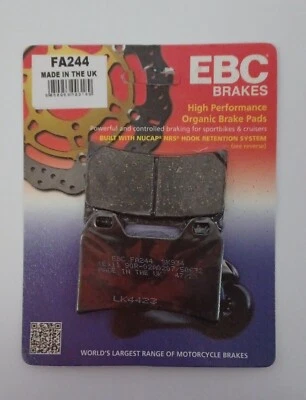 EBC Plaquettes De Frein Disque Avant FA244 Pour Moto Guzzi V7 (2008-2022) - Photo 1/4
