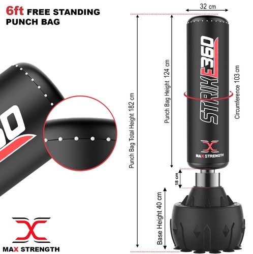 Free Standing Boxing Punching Bag Stand Kick Heavy MMA Martial Art Training - Picture 22 of 178