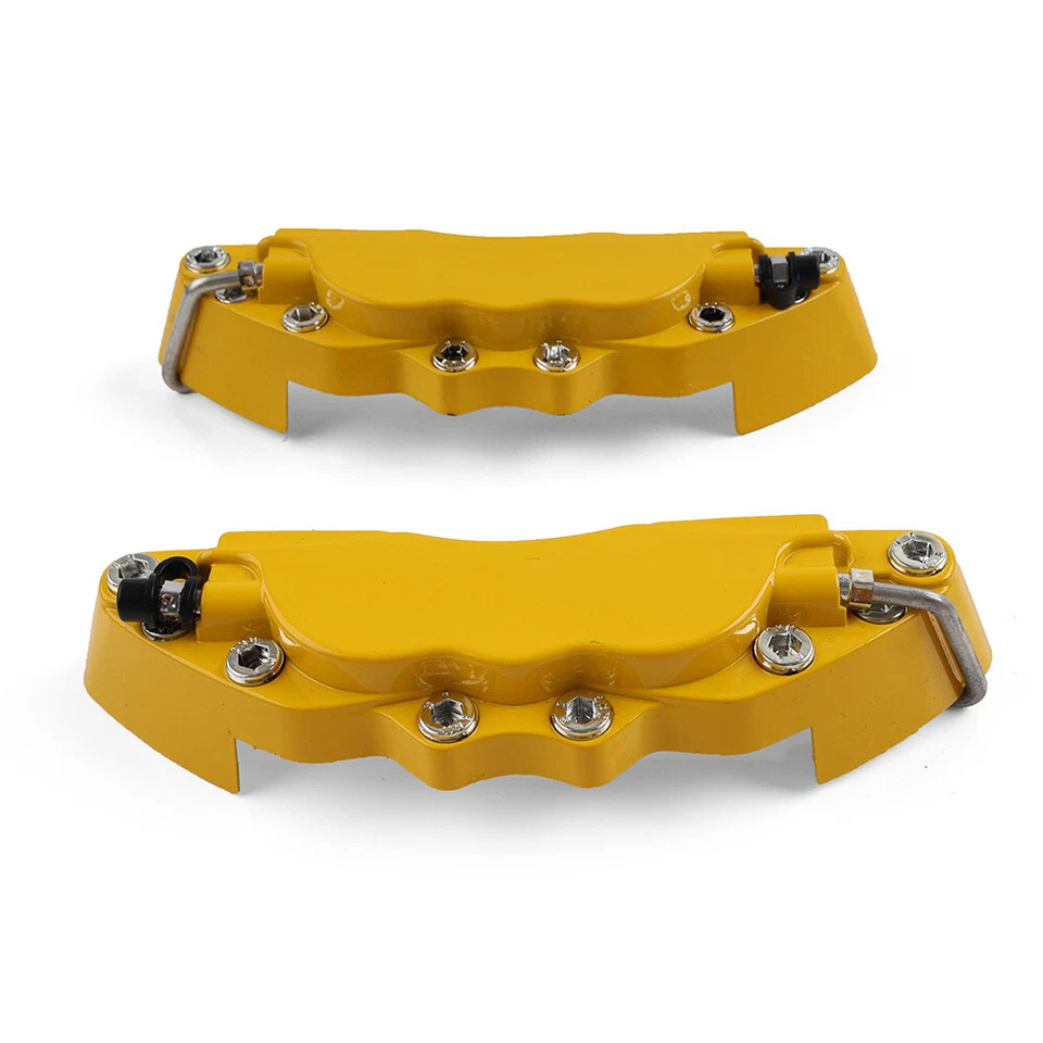 Juego de Cubiertas de Pinza de Freno de Disco Automático Coche Estilo Metal Tamaño Pequeño Universal Foto 4 de 4