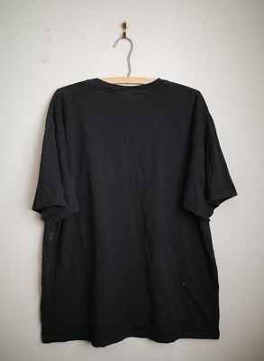 Vintage Y2K Game Crazy Video Game Store T-Shirt Size XL Black