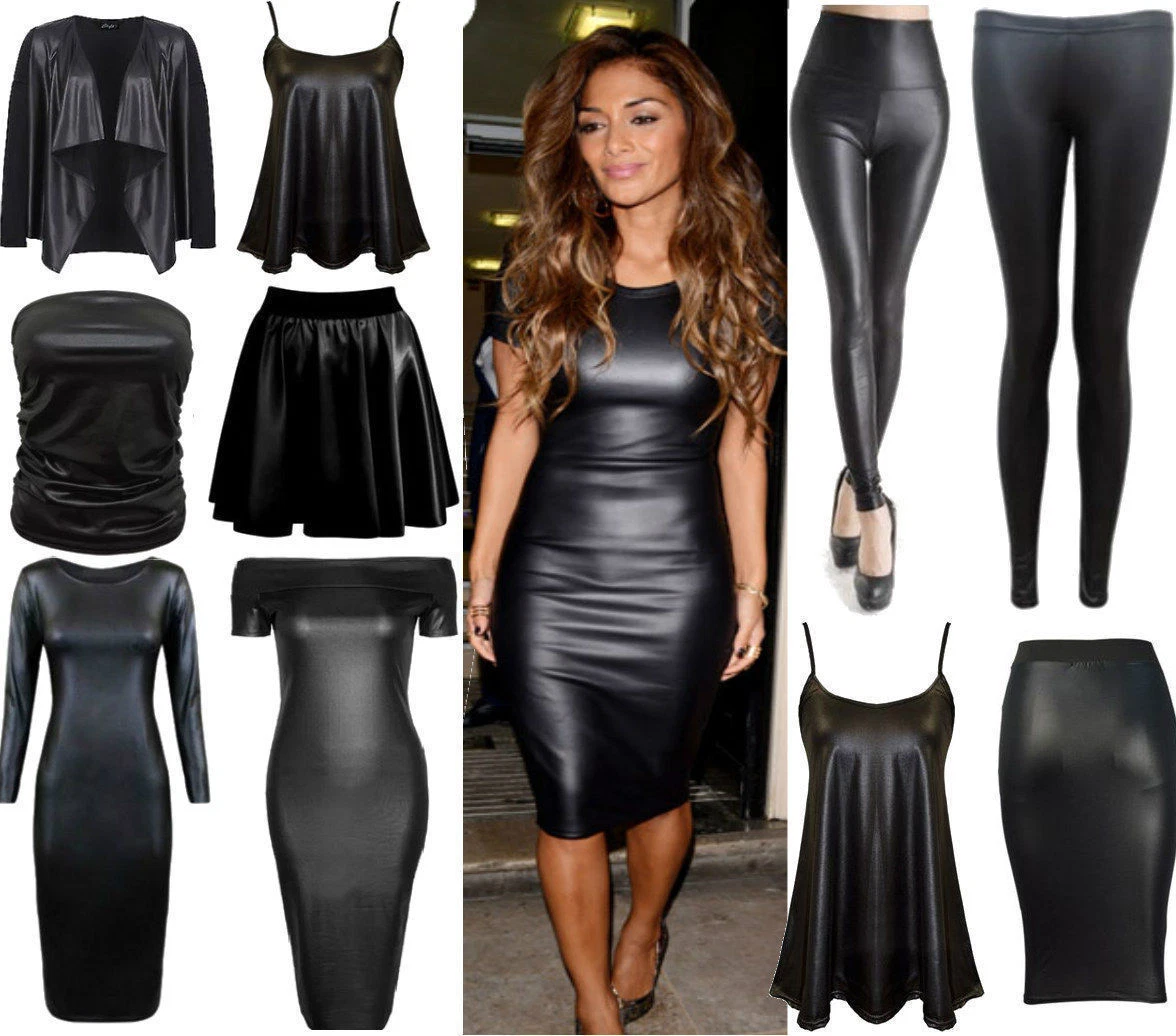 Bodycon dress with tights top