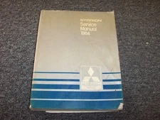 1984 Mitsubishi Starion Hatchback Shop Service Repair Manual LS LE ES 2+2 Turbo