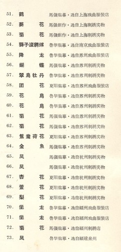 Disfraz de ópera china 1957 folio de 57 estampados dragones pájaros flores - Imagen 5 de 6