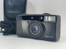  Exc 5  Kyocera Campus Zoom Black Point  Shoot 35mm Film Camera from JAPAN