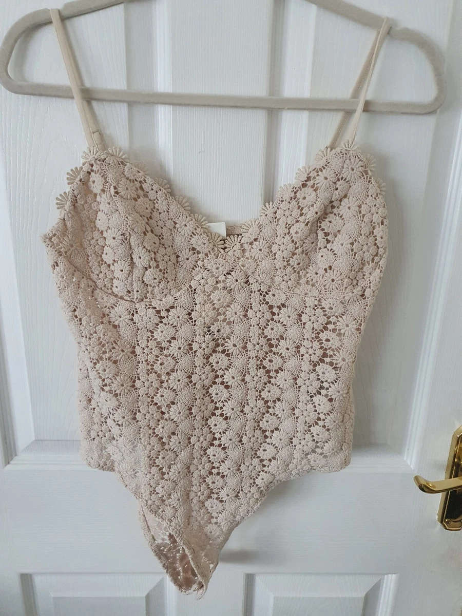 H and m lace bodysuit cheap