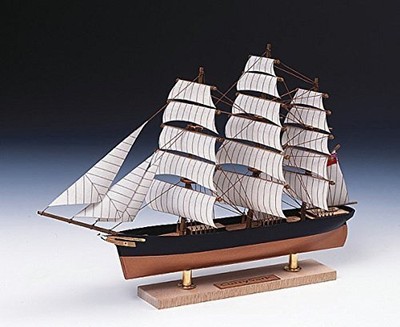 Woody JOE Mini Sailing Ship 1 Cutty Sark Wooden Model