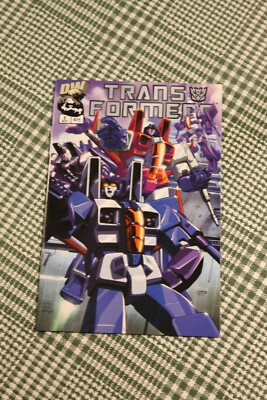 Transformers Generation One #2 Decepticon Cover B Variant Dreamwave 2002 NM