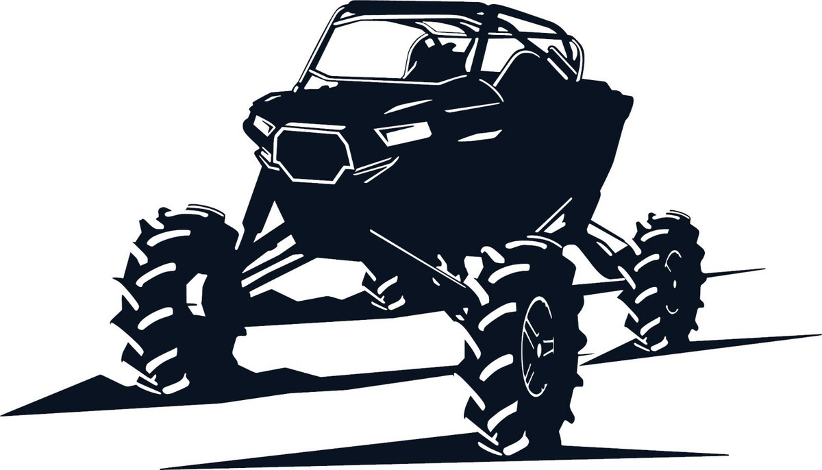 SxS side X side UTV RZR angle view vinyl decal sticker | eBay