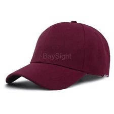 Baseball Cap for Men and Women Plain Blank Ball Caps Adjustable Hat Polo Style