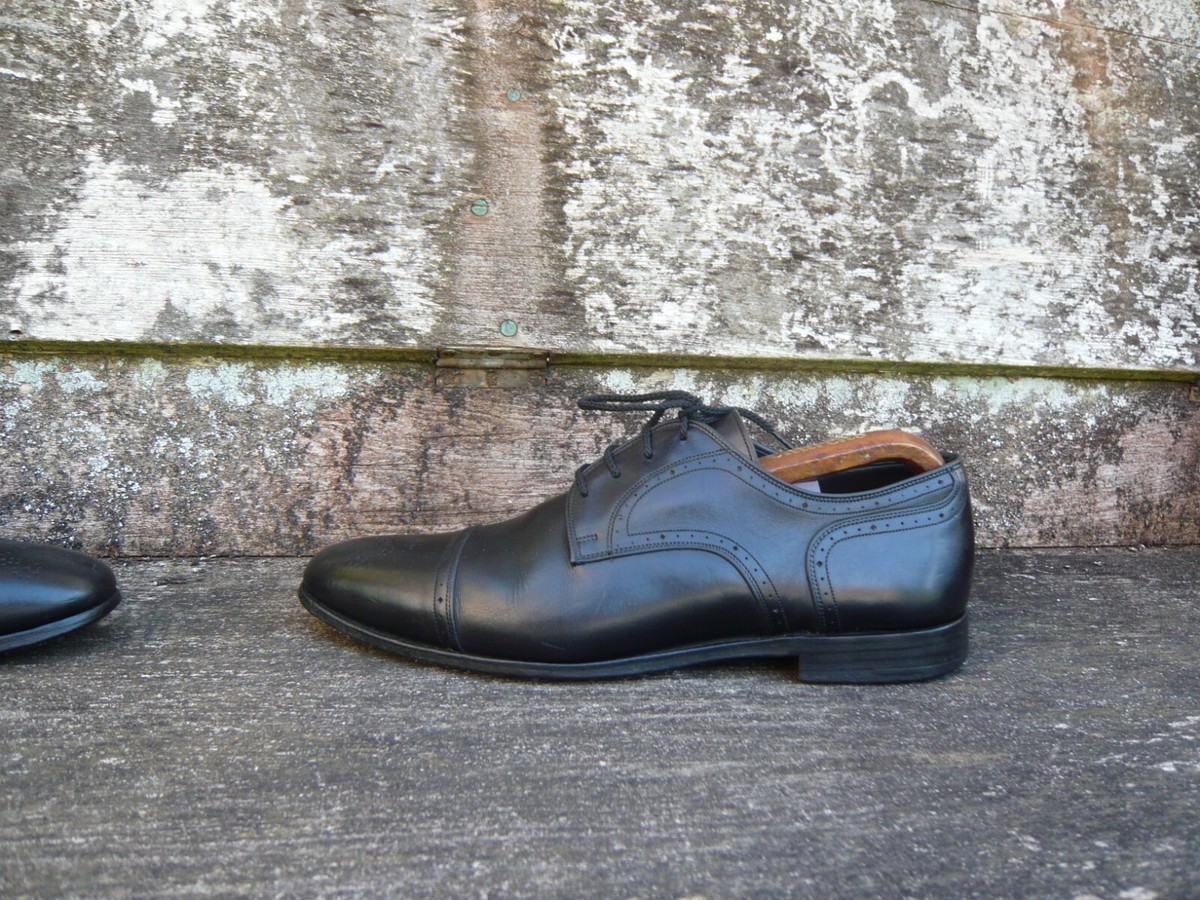 CHURCH'S BROGUES SHOES ROYAL RANGE BLACK LEATHER UK7 MENS TAUNTON