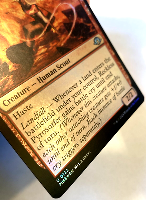 MTG Reckless Pyrosurfer FOIL Modern Horizons 3 0133 NM | eBay