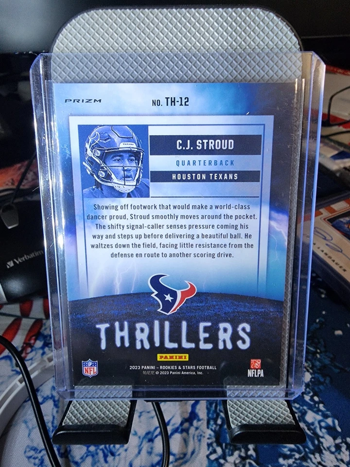 2023 Panini Rookies & Stars - Thrillers Longevity Prizm #TH-12 C.J. Stroud (RC) - Image 2 of 2