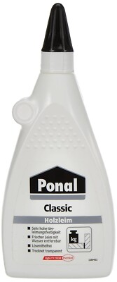 Ponal Classic Holzleim transparent schnell trocknend Holzkleber, Basteln 120g