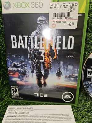 Battlefield 3 Xbox 360 Complete w/ Manual Tested 14633197372| eBay