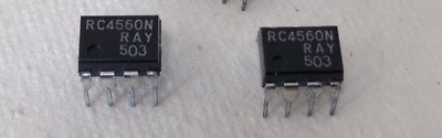 ar1 Raytheon RC4560N Operationsverstärker DIP8 new old stock Menge - 2 Stück
