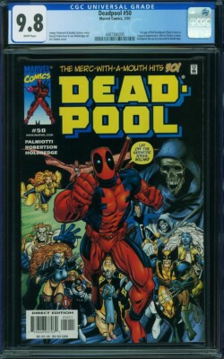 Deadpool #50 (CGC 9.8) 1st Appearance Kid Deadpool, Mercy Sisters Cameo 2001