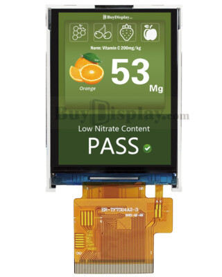 Color 2.4 inch IPS TFT LCD Display w/Optional Capacitive Touch Panel,240x320