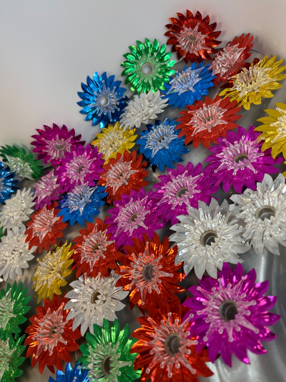 vintage Christmas tree light reflectors lot of 45 eBay