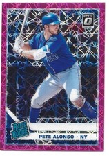 2019 DONRUSS OPTIC RATED ROOKIE PINK /199 Pete Alonso New York Mets #82