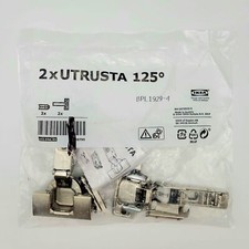 4 hinges wit 4 soft closing dampers for IKEA Cabine UTRUSTA Hinge, 125 �