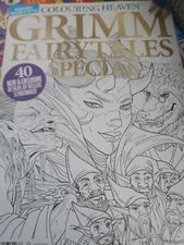Grimm Fairytales Special COLOURING HEAVEN Adult Coloring Book 40 REGAL DESIGN