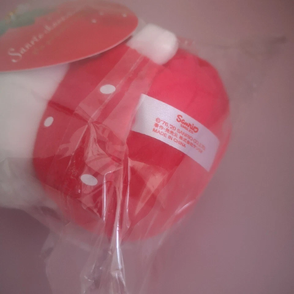 Sanrio Fresa Hello Kitty 12 cm Peluche Juguete Anime Dibujos Animados Muñeca Colgante Foto 3 de 3