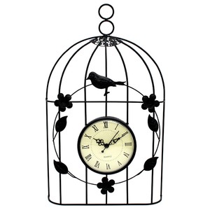 Détails Sur 4xhorloge Murale Cage à Oiseaux Style Antique Ancien Décor Suspendu S O3f4