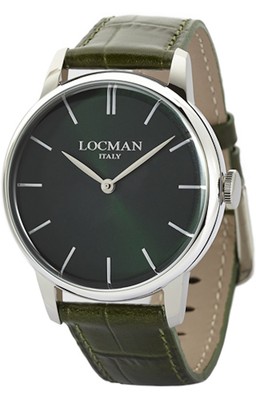Watch LOCMAN 1960 Dolce Vita Watch 0251v03 -00 grnkpg Quartz Green Leather  man | eBay