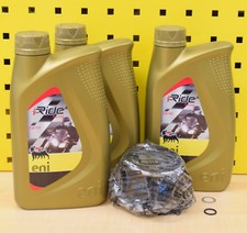 Aprilia Srv 850 Filtre D'Huile Originale Huile Agip Eni I-Ride 5W40 Ölwechsel