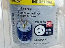 LEGRAND NEMA L14-20P 20 Amp 125/250 Volt Turnlok 4W Electric Power Locking Plug