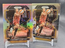 Chennedy Carter - 2022 WNBA Prizm - Silver Prizm And Base #92 - LA Sparks