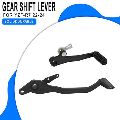 Rear Foot Brake Pedal+Gear Shift Lever For Yamaha YZF R7 YZF-R7 2022-2024