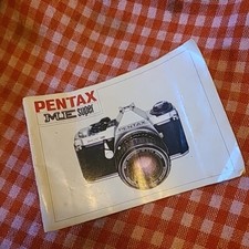 Vintage 1980 Pentax ME Super 35mm Film Camera Book Owner's Manual Booklet