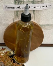Rosemary and Fenugreek Herbal Hair  Scalp Growth Oil 4 oz