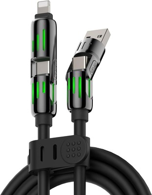 4-in-1 Multi USB Charging Cable -MAX 240W Fast Charging/Charger Cord with USB A+