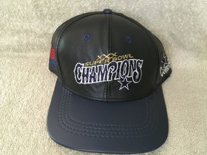 dallas cowboys leather cap