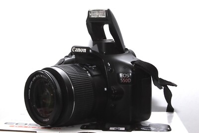 Canon EOS 550D 18 MP FULL HD DSLR mit Canon EF-S 18-55mm III Objektiv + OVP