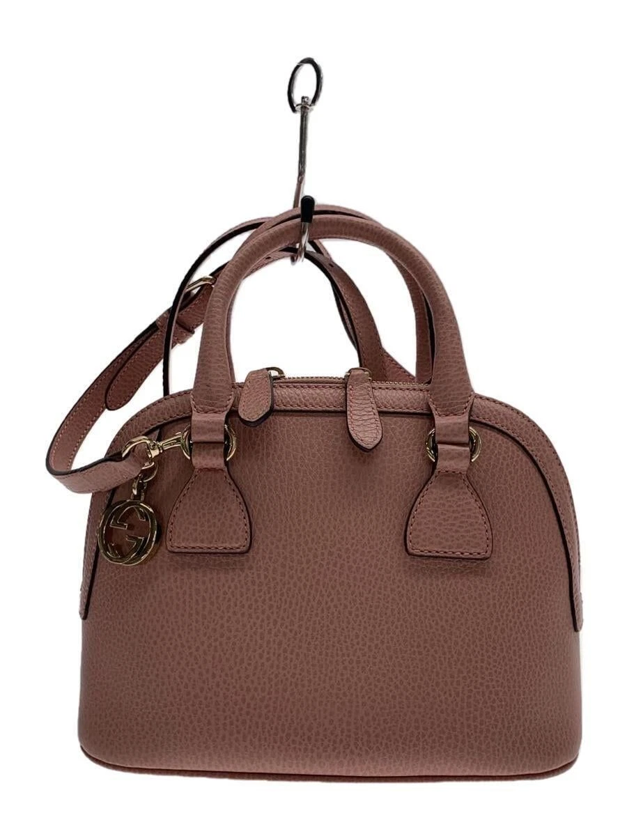 Sac bandoulière GUCCI cuir rose uni 449661 Occasion