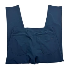 Public Rec Pants Mens 30x30 Blue Straight Leg Stretch Polyester Workday Tech