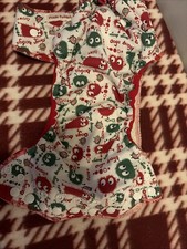ooga booga cloth diaper christmas red green