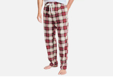 Nautica Men Cozy Fleece Pajama Pants Marshmallow Size L